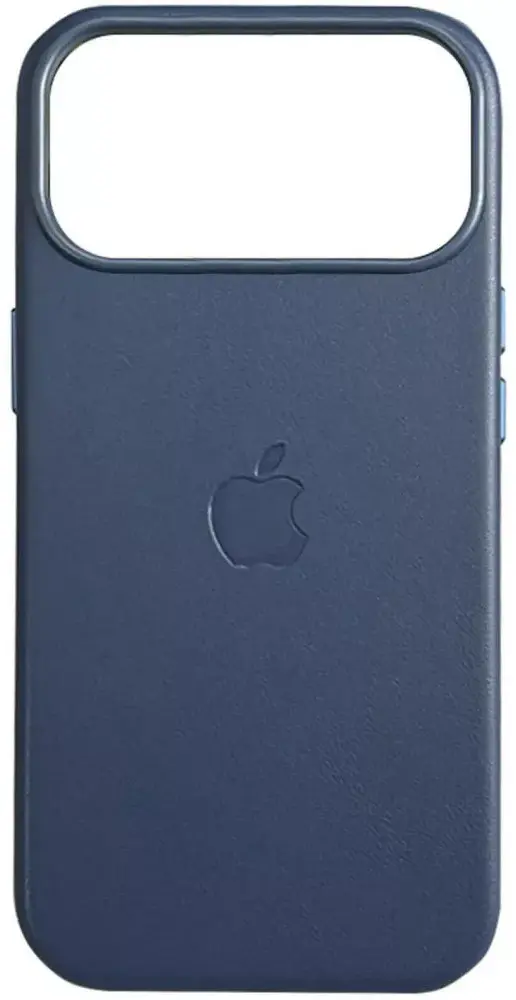 Чехол Leather Case with MagSafe для Apple iPhone 17 Pro  Blue - фото 1