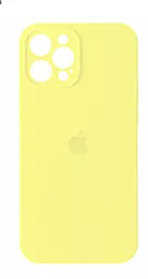 Чехол Silicone Case Full Camera для Apple iPhone 15 Pro Mellow Yellow