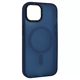 {"ru": "Чехол", "uk": "Чохол"} Viva TOTAL MATTE MAGSAFE для Apple iPhone 15 Pro  Dark blue