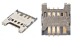Конектор SIM-карти Fly IQ4410 / IQ444 / IQ444Q SIM 1 - фото Конектор SIM-карти Fly IQ4410 / IQ444 / IQ444Q SIM 1