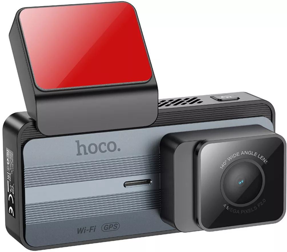 Видеорегистратор Hoco DV11 2K display GPS Silvery Gray - фото 1