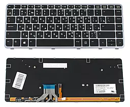 Клавиатура для ноутбука HP EliteBook Folio 1040 series подсветка клавиш 739563 черная