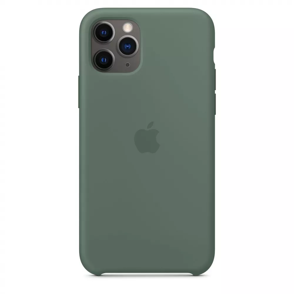 Чехол Silicone Case PB для Apple iPhone 11 Pro Pine Green - фото 1