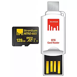 Карта пам'яті Strontium microSDXC 128GB Nitro 466X Class 10 UHS-I U1 (SRN128GTFU1T) - фото Карта пам'яті Strontium microSDXC 128GB Nitro 466X Class 10 UHS-I U1 (SRN128GTFU1T)