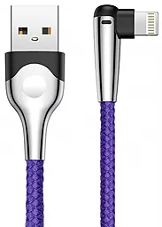 Кабель Baseus MVP Mobile Game USB-A - Lightning 12w 2.4a 1м cable Purple (CALMVP-D09)