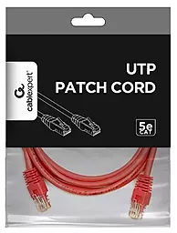 Патч-корд RJ-45 5м Cablexpert Cat. 5e UTP червоний (PP12-5M/R) - мініатюра 4 Патч-корд RJ-45 5м Cablexpert Cat. 5e UTP червоний (PP12-5M/R) - мініатюра 4