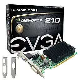 Видеокарта EVGA GeForce 210 1024 МБ 64 бит GDDR3 01G-P3-1313-KR
