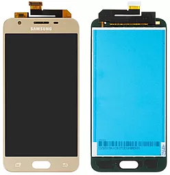 Дисплей Samsung Galaxy J5 Prime G570 з тачскріном, оригінал, Gold