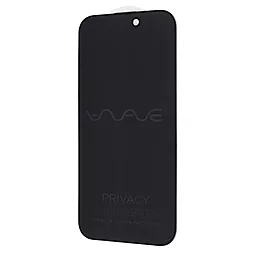 Защитное стекло Wave Privacy для Apple iPhone 14 Pro Black