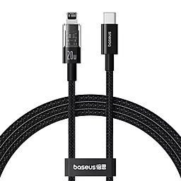 Кабель Baseus Gem USB Type-C - Lightning 20w 3a 2м PD сable Black (P10373001111-01) - фото Кабель Baseus Gem USB Type-C - Lightning 20w 3a 2м PD сable Black (P10373001111-01)