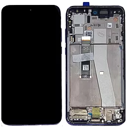 Дисплей Motorola Edge 30 Neo с тачскрином и рамкой, оригинал, Black