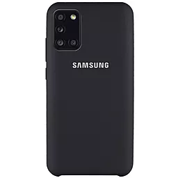 Чехол Epik Silicone Cover (AAA) Samsung A315 Galaxy A31  Black