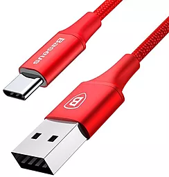 Кабель USB Baseus Rapid Series Type-C 0.25m Red - миниатюра 2