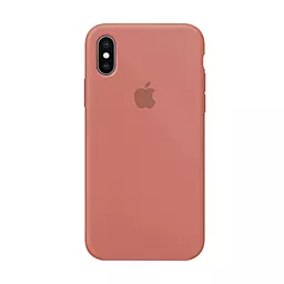 Чехол Silicone Case Full для Apple iPhone XS Max Grapefruit