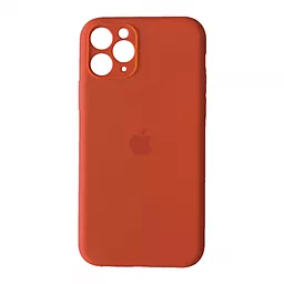 Чохол Silicone Case Full Camera Square для Apple iPhone 11 Pro Max Kumquat