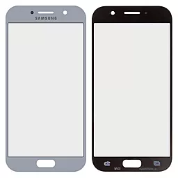 Корпусное стекло дисплея Samsung Galaxy A5 A520F 2017 (с OCA пленкой) Blue - фото Корпусное стекло дисплея Samsung Galaxy A5 A520F 2017 (с OCA пленкой) Blue