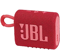 Колонки акустичні JBL Go 3 Red (JBLGO3RED) - фото Колонки акустичні JBL Go 3 Red (JBLGO3RED)