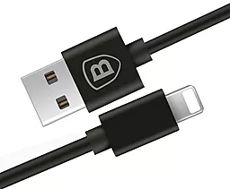 USB Кабель Baseus Elastic 1.6M Lightning Cable Black (CALIGHTNG-EL01) - мініатюра 3