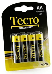 Батарейки Tecro AA (R6) 4шт (R03P-4B(UE)