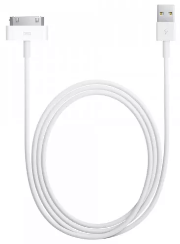 Кабель USB Apple 30-pin Dock Cable White - фото 5