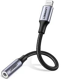 Аудіо-перехідник Ugreen US211 Lightning to 3.5mm Jack MFI Black - фото Аудіо-перехідник Ugreen US211 Lightning to 3.5mm Jack MFI Black