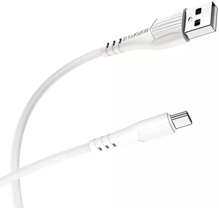 Кабель Borofone BX37 USB-A - Type-C 15w 3a 1м cable White - фото 3