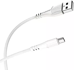 Кабель Borofone BX37 USB-A - Type-C 15w 3a 1м cable White - миниатюра 3 Кабель Borofone BX37 USB-A - Type-C 15w 3a 1м cable White - миниатюра 3