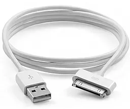 USB Кабель Apple 30-pin Dock Cable White - мініатюра 3