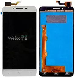 Дисплей Lenovo A6600 с тачскрином, White - фото Дисплей Lenovo A6600 с тачскрином, White