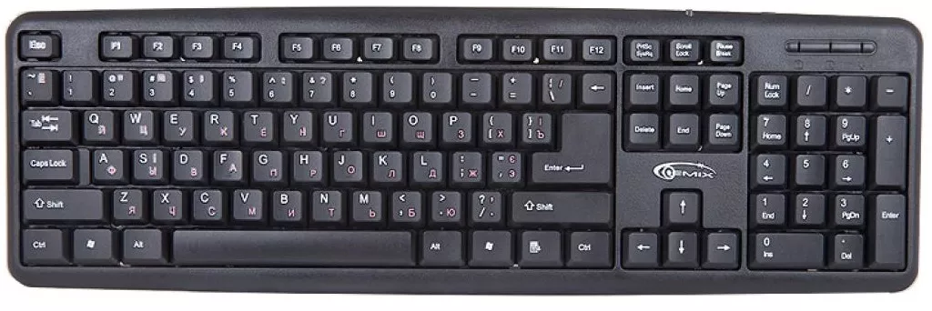 Клавиатура Gemix KB-160 Black (USB) - фото 1