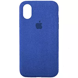 Чехол Epik ALCANTARA Case Full Apple iPhone X, iPhone XS Blue