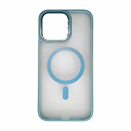 Чехол Epik Colorful Matte Case with Magsafe Apple iPhone 13 Blue - миниатюра 1