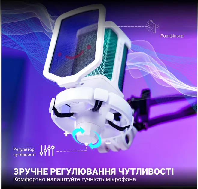Мікрофон Fifine Q6TW  White - фото 7