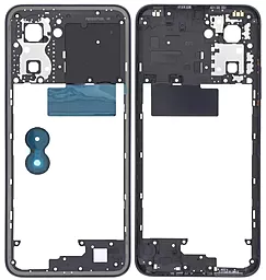 Рамка корпуса Realme C33 со стеклом камеры Aqua Blue - фото Рамка корпуса Realme C33 со стеклом камеры Aqua Blue