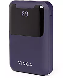 Повербанк Vinga BTPB0310LEDROP 10000 mAh Purple - фото Повербанк Vinga BTPB0310LEDROP 10000 mAh Purple