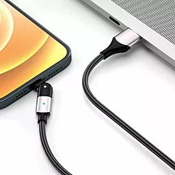 Кабель XO NB176 USB-A - Lightning 12w 2.4a 1.2м cable Black - миниатюра 2 Кабель XO NB176 USB-A - Lightning 12w 2.4a 1.2м cable Black - миниатюра 2