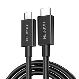 Кабель Ugreen L703 USB Type-C - Type-C Thunderbolt 5 16k 60hz 240w 5a 1м 120gbps PD3.1 data cable Black (45996) - фото Кабель Ugreen L703 USB Type-C - Type-C Thunderbolt 5 16k 60hz 240w 5a 1м 120gbps PD3.1 data cable Black (45996)