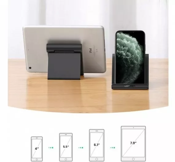 Настільнтий тримач Ugreen LP106 Adjustable Portable Stand Multi-Angle Black - фото 4