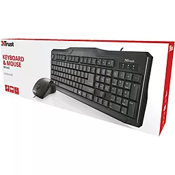 Комплект (клавіатура+мишка) Trust Classicline Wired Keyboard and Mouse (21873) - мініатюра 8