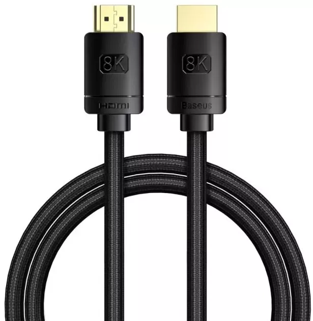 Видеокабель HDMI 8К 2м Black (CAKGQ-K01) Baseus - фото 1