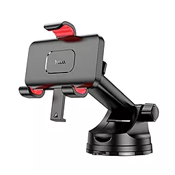 Держатель Hoco H22 Dragon automatic clamping car holder (center console) Black - фото Держатель Hoco H22 Dragon automatic clamping car holder (center console) Black