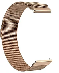 Змінний ремінець для розумного годинника BeCover Milanese Style для Xiaomi Amazfit Bip Lite/Bip S Lite/GTR 42mm/GTS/GTS 3/GTS 2 mini/ Mobvoi TicWatch S2/TicWatch E (20mm) Brown (707680) - мініатюра 3