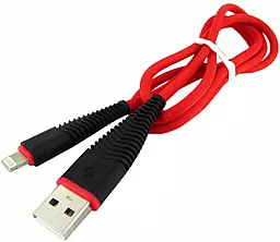 Кабель Walker C550 USB-A - Lightning 12w 2.4a 1м cable Red - фото Кабель Walker C550 USB-A - Lightning 12w 2.4a 1м cable Red