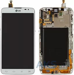Дисплей LG G Pro Lite Dual (D686) с тачскрином и рамкой, White - фото Дисплей LG G Pro Lite Dual (D686) с тачскрином и рамкой, White