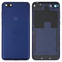 Задняя крышка корпуса Huawei Y5 (2018) / Y5 Prime (2018) со стеклом камеры Blue