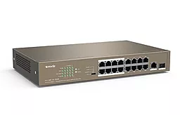 Коммутатор (свитч) Tenda TEF1118P-16-150W