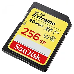 Карта памяти SanDisk SDXC 256GB Extreme Class 10 UHS-I U3 V30 (SDSDXVF-256G-GNCIN) - миниатюра 3