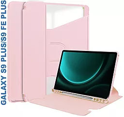 Чехол для планшета BeCover 360° Rotatable для Samsung Galaxy Tab S9 Plus (SM-X810/SM-X816), S9 FE Plus (SM-X610/SM-X616) 12.4" Pink (710402) - фото Чехол для планшета BeCover 360° Rotatable для Samsung Galaxy Tab S9 Plus (SM-X810/SM-X816), S9 FE Plus (SM-X610/SM-X616) 12.4" Pink (710402)