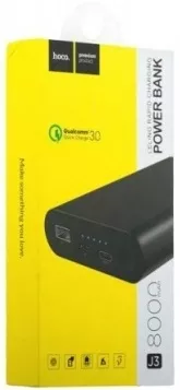 Повербанк Hoco J3 Leling Rapid 8000mAh Black - фото 8