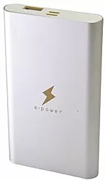 Повербанк E-Power Power Bank 8000mAh Silver (PB-308-SLV)